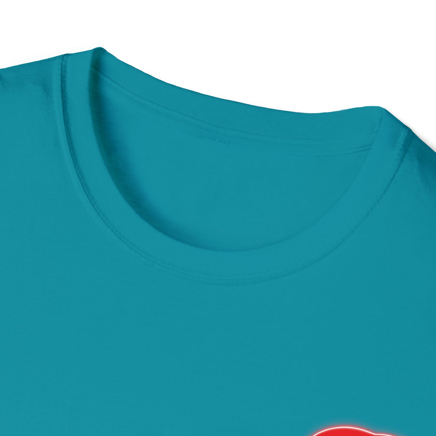 Red Drippin Diamonds Lips - Unisex Softstyle T-Shirt