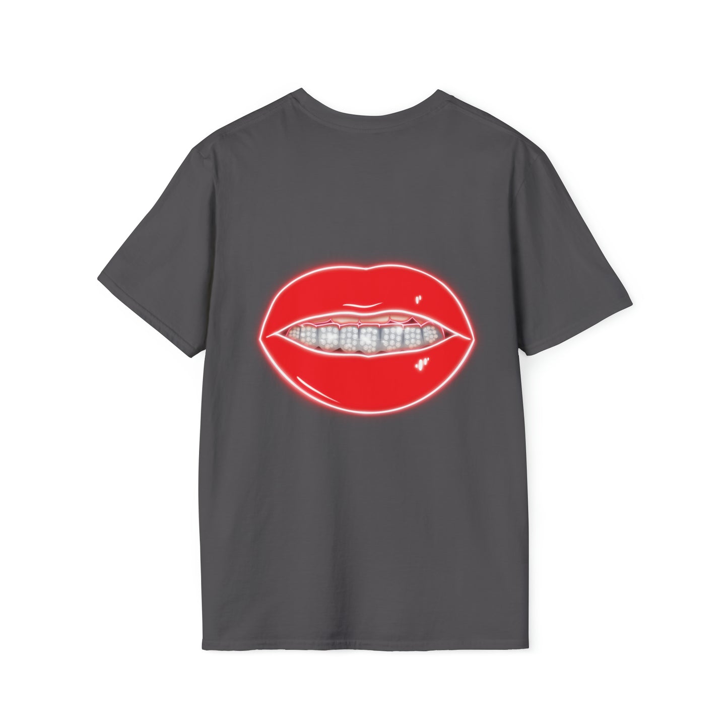 Red Drippin Diamonds Lips - Unisex Softstyle T-Shirt