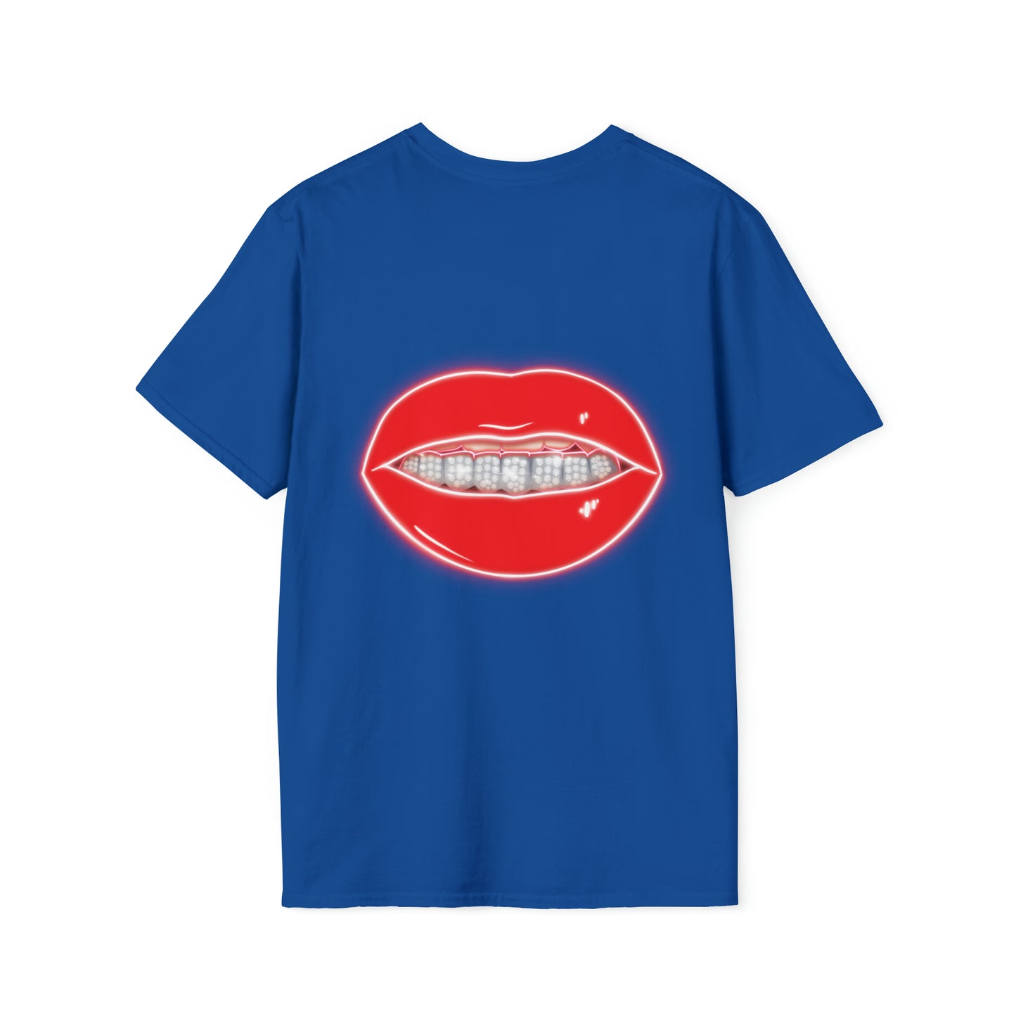 Red Drippin Diamonds Lips - Unisex Softstyle T-Shirt