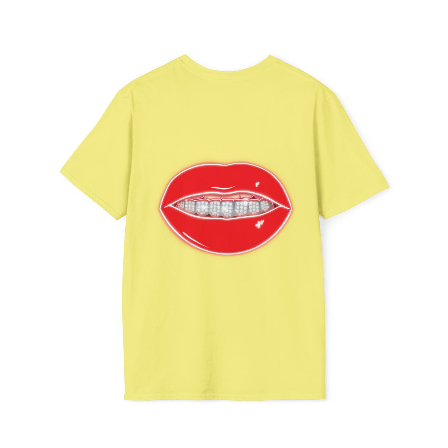 Red Drippin Diamonds Lips - Unisex Softstyle T-Shirt