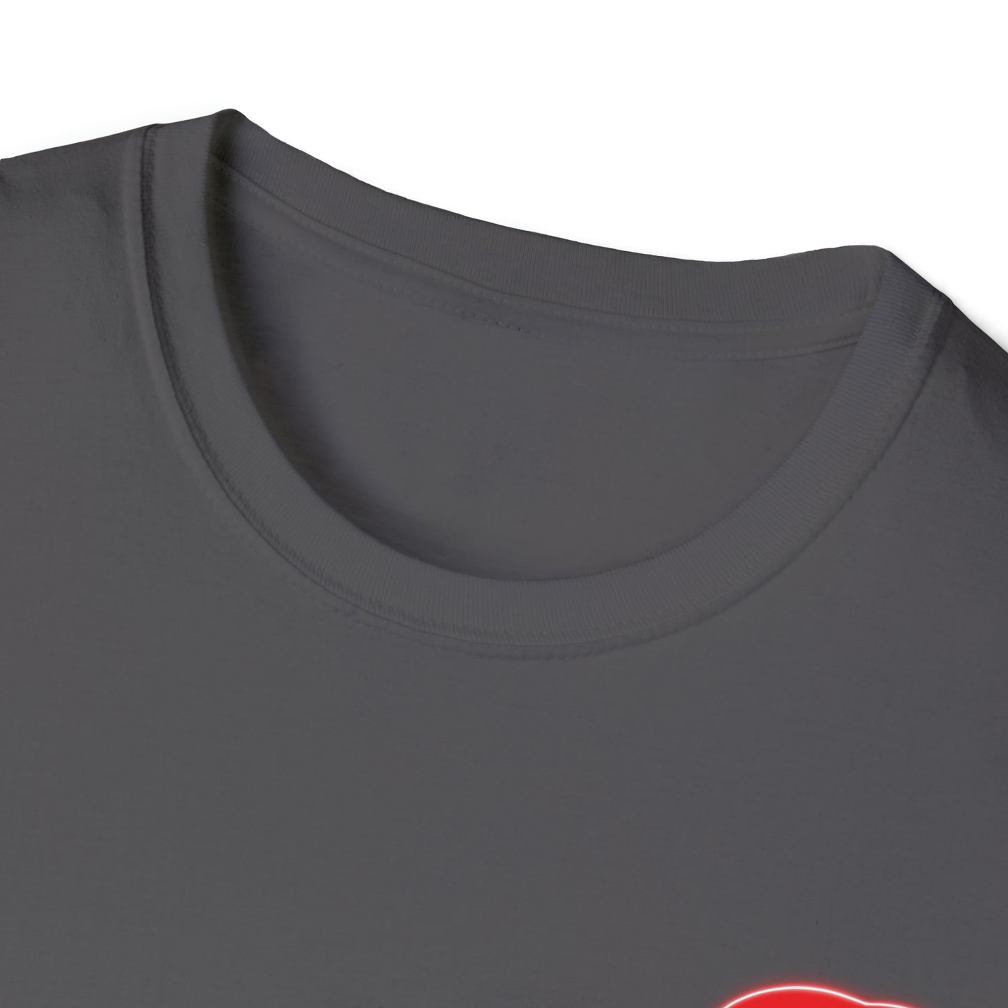 Red Drippin Diamonds Lips - Unisex Softstyle T-Shirt