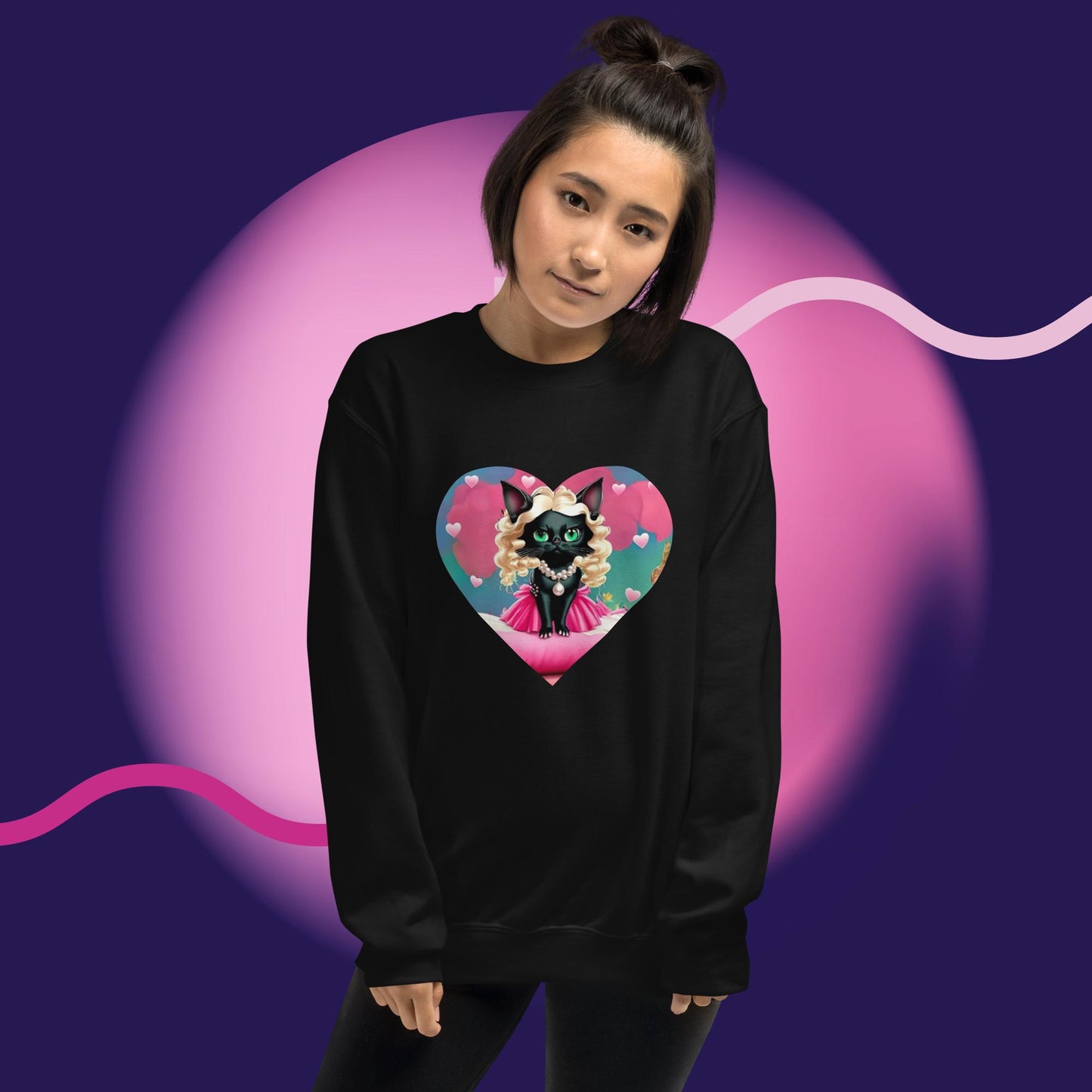 Pink Kitty World Sweatshirt