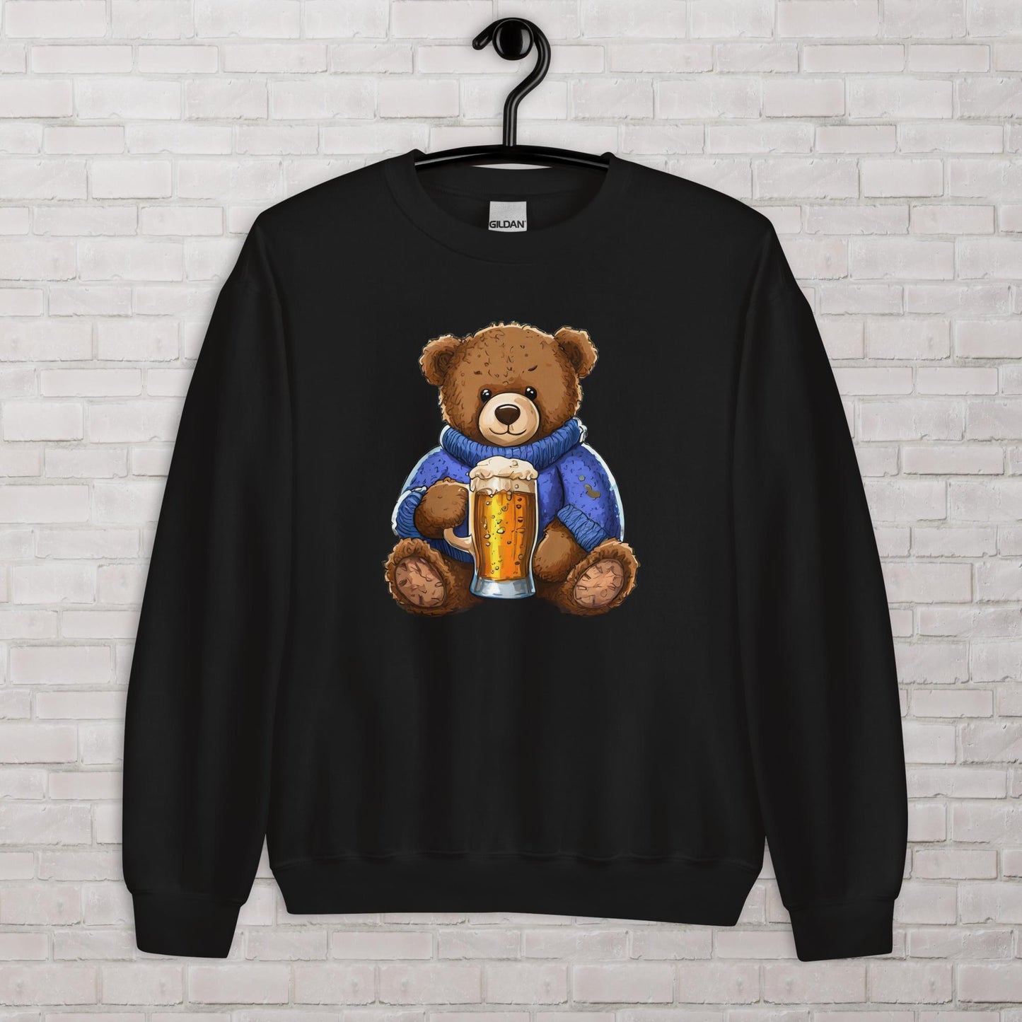 Boozy Teddy Unisex Sweatshirt