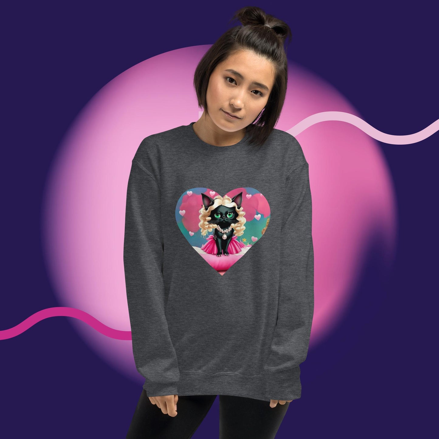 Pink Kitty World Sweatshirt