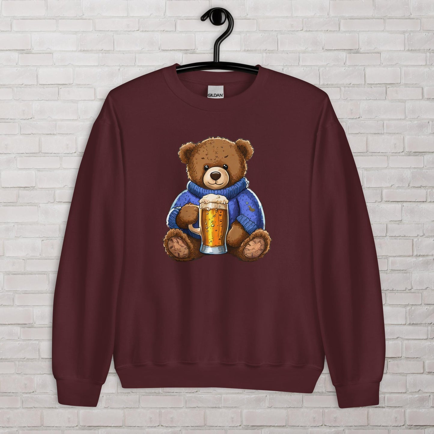 Boozy Teddy Unisex Sweatshirt