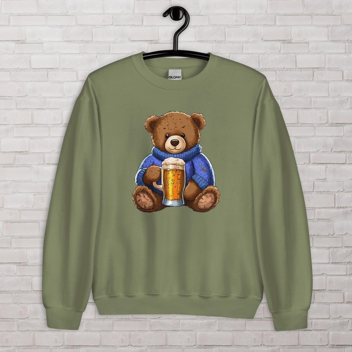 Boozy Teddy Unisex Sweatshirt