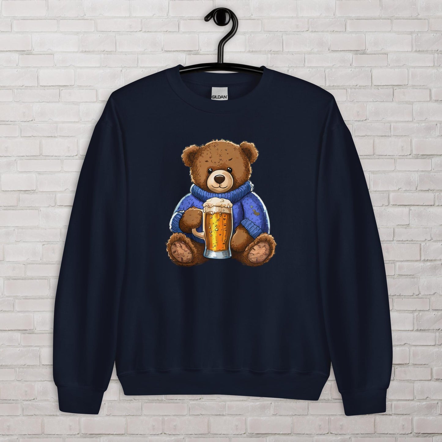 Boozy Teddy Unisex Sweatshirt