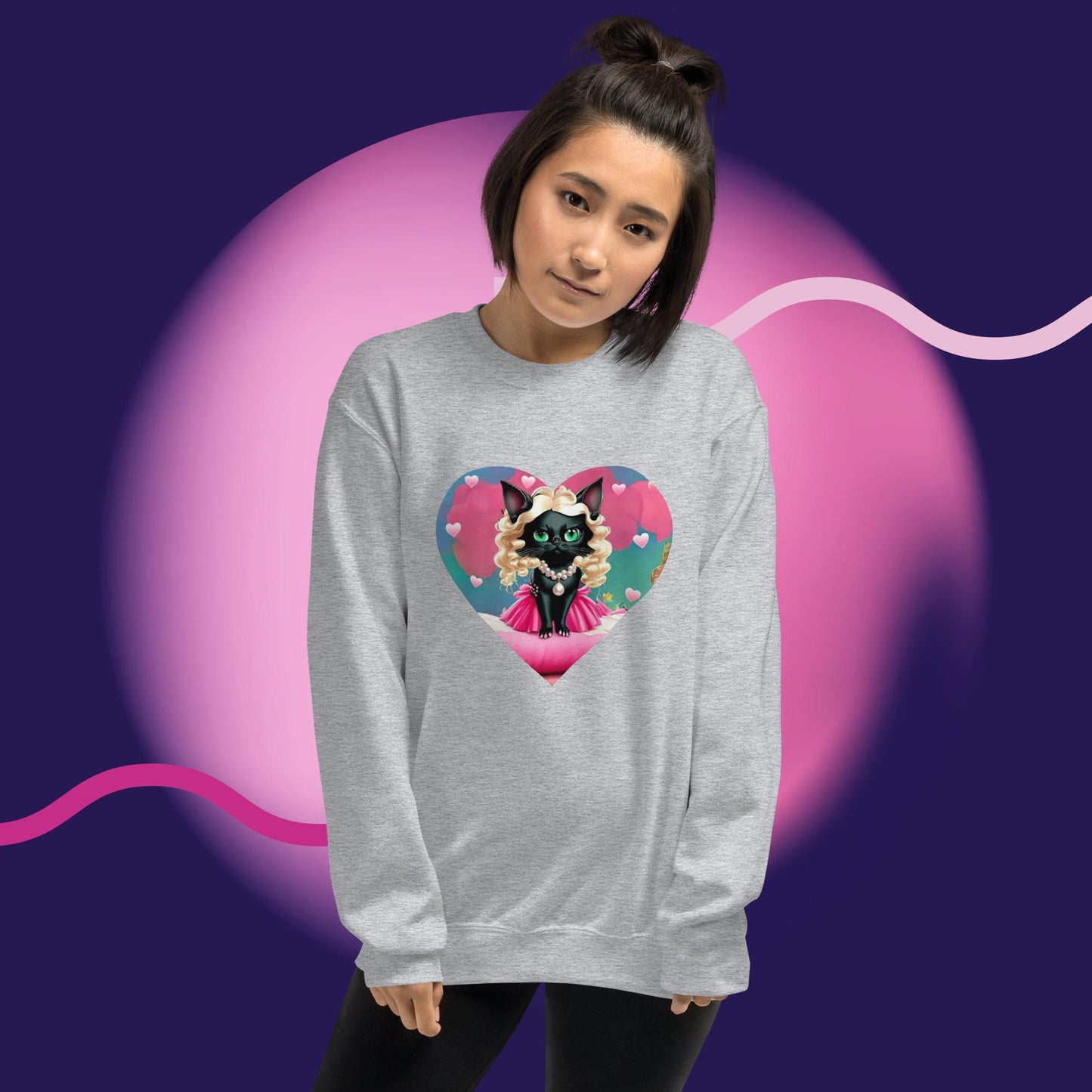 Pink Kitty World Sweatshirt