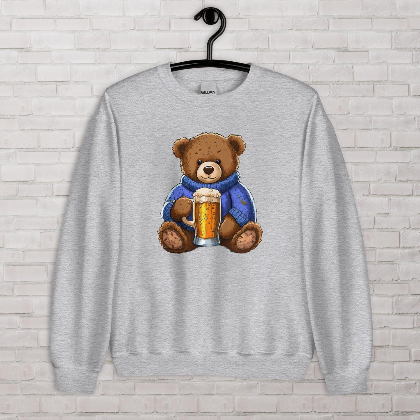 Boozy Teddy Unisex Sweatshirt
