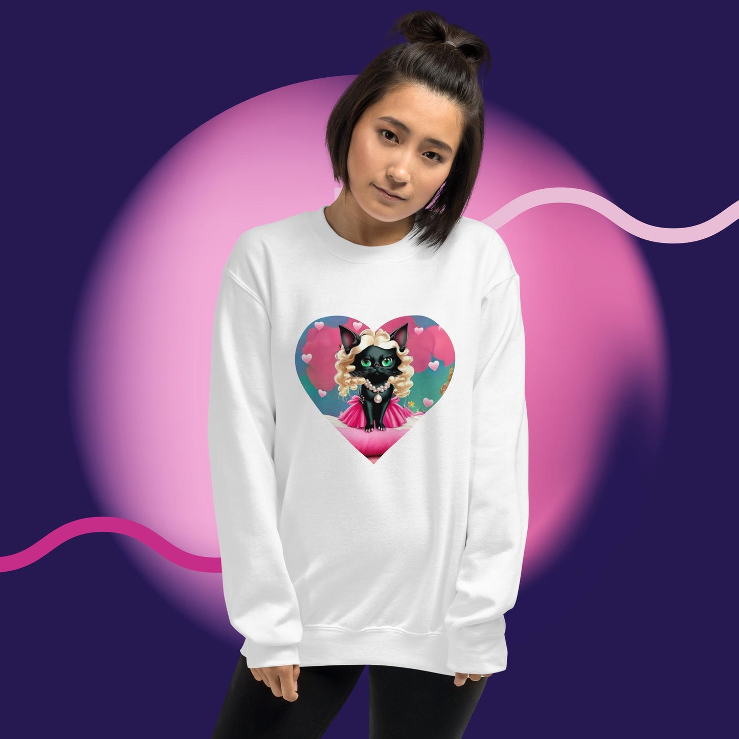 Pink Kitty World Sweatshirt