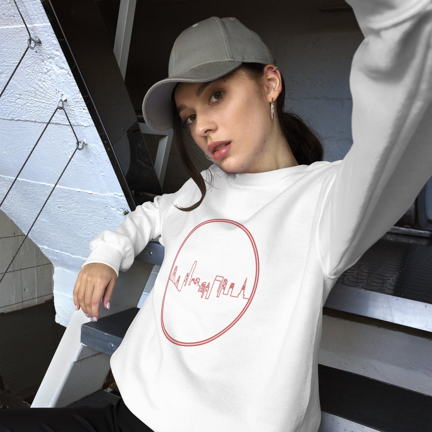 Niner Red SF Skyline Sweatshirt