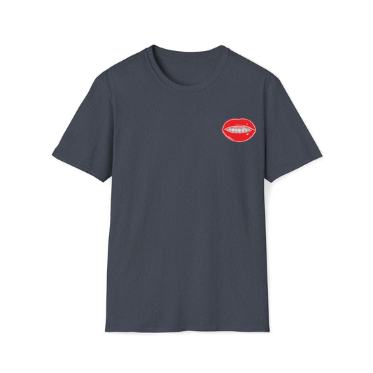 Red Drippin Diamonds Lips - Unisex Softstyle T-Shirt