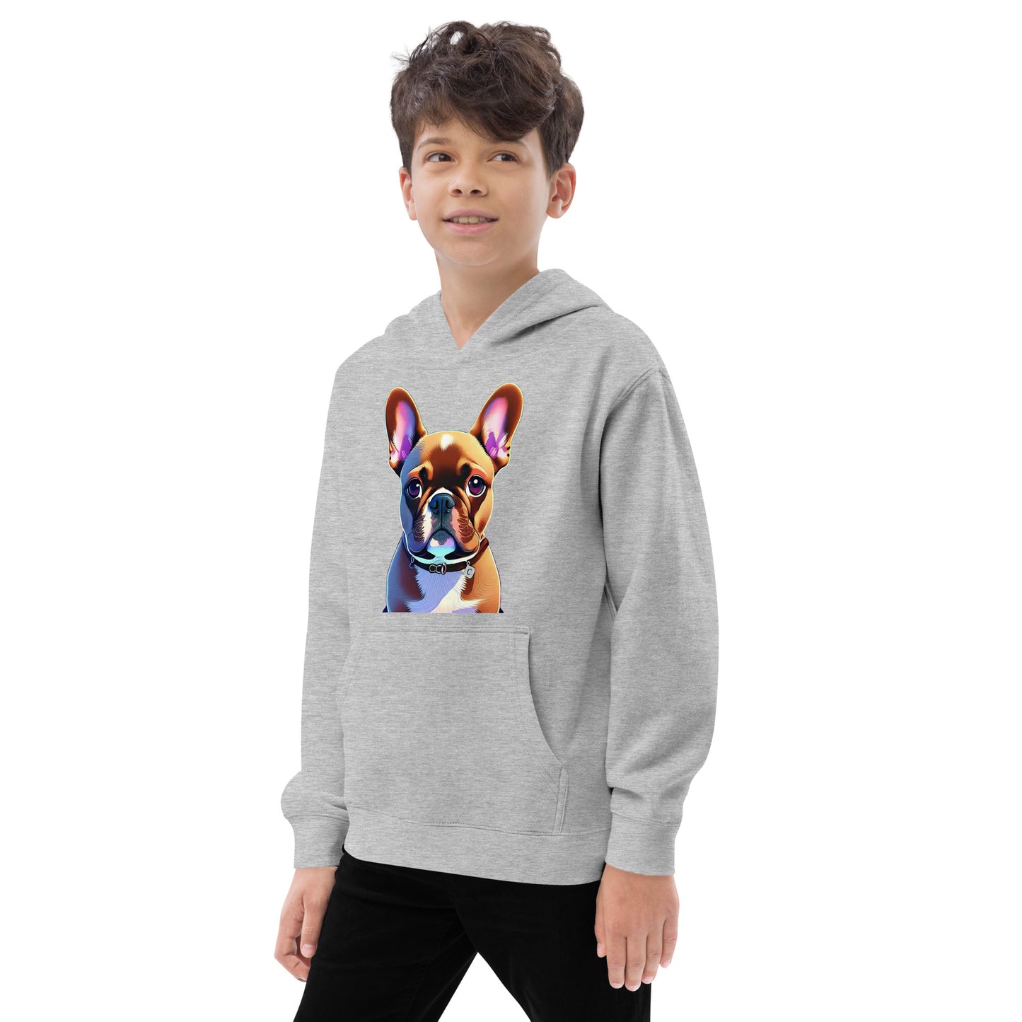 Kid's Frenchie fleece hoodie