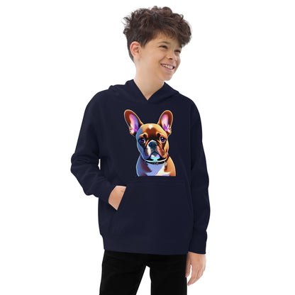 Kid's Frenchie fleece hoodie