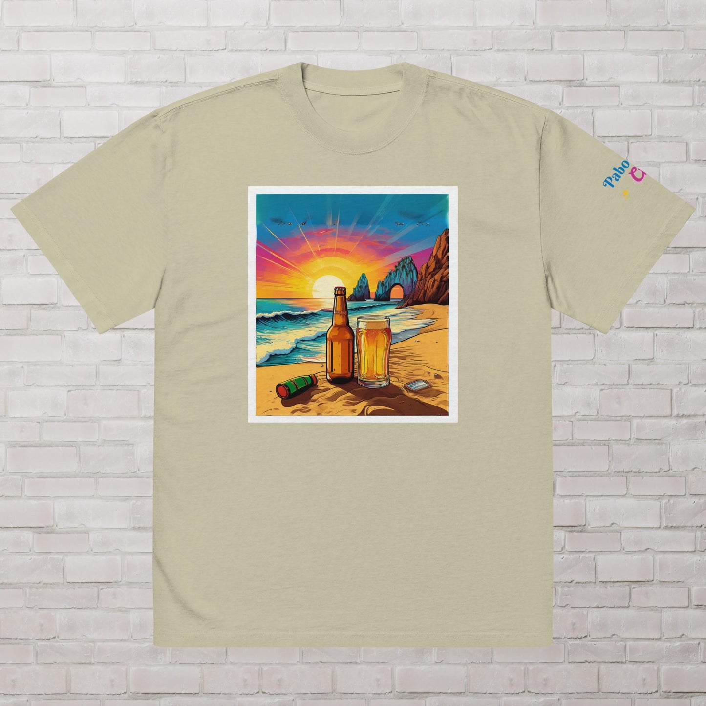 Los Cabos Oversized faded t-shirt