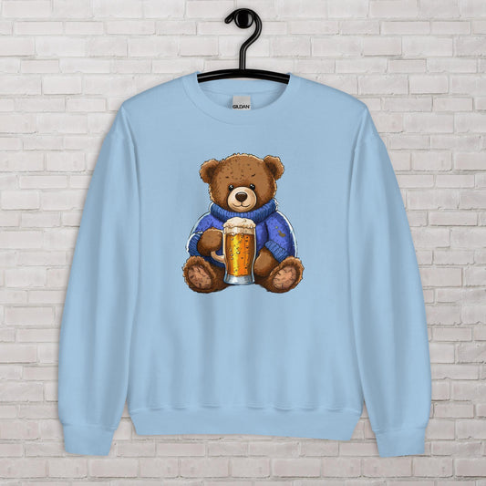 Boozy Teddy Unisex Sweatshirt