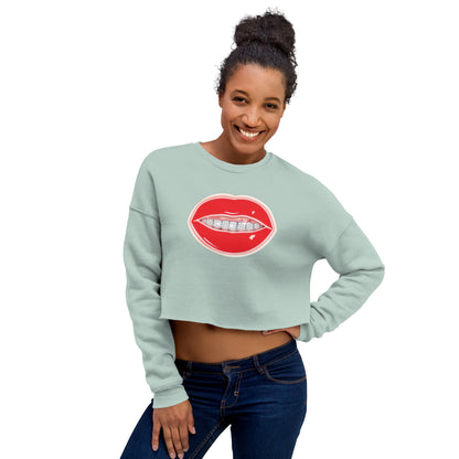 Diamond Grill Crop Sweatshirt